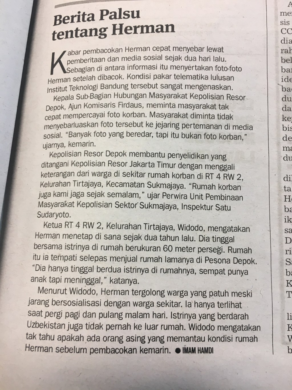 Pembodohan Masyarakat Dengan Merangkul Kaum Muslim Demi Kepentingan Militer? 